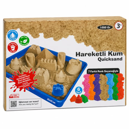5329  Hareketli Kum Seti 1000 gr / +3 yaş