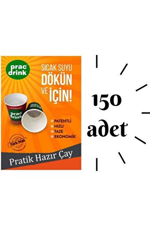 150li Karton Bardakta Hazır Pratik Çay