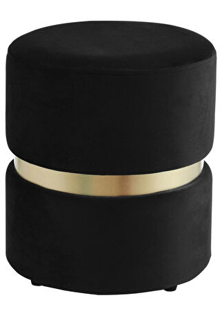 Prada Puf-Spor Dikişli Gold Detaylı Silinebilir Kadife Kumaş Modern Lüx Puf-Bench-Makyaj