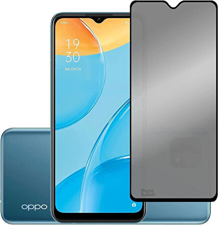 Oppo A15 ve A15s Uyumlu Görünmez Hayalet Full Kaplayan Ekran Koruyucu Cam