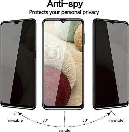 Oppo A15 ve A15s Uyumlu Görünmez Hayalet Full Kaplayan Ekran Koruyucu Cam