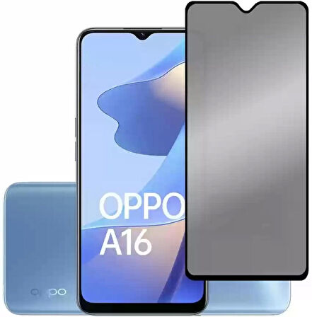 Oppo A16 Uyumlu Görünmez Hayalet Full Kaplayan Ekran Koruyucu Cam