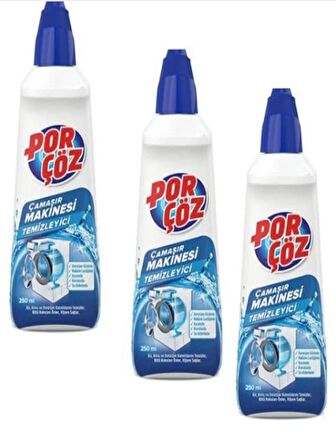  Porçöz Çamaşır Makinesi Temizleyici 250 Ml X 3 adet