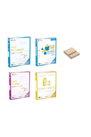 TYT Matematik Geometri Türkçe ve Paragraf Sıfır Risk Soru Bankası 4lü Set
