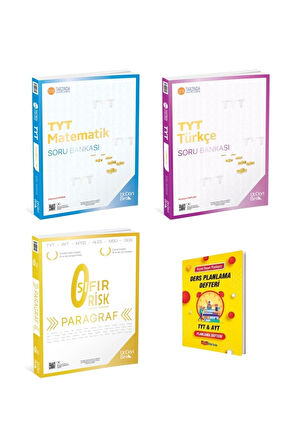 TYT 2025 Matematik Türkçe ve Sıfır Risk Paragraf Soru Bankaları