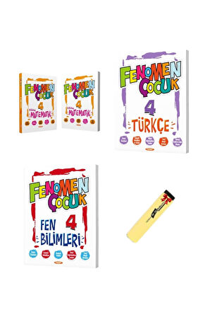 Fenomen Çocuk 4. Sınıf Matematik Türkçe ve Fen Bilimleri