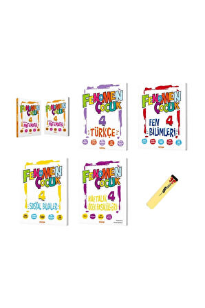 Fenomen Çocuk 4. Sınıf Matematik Türkçe  Fen Bilimleri Sosyal Bilgiler ve Ödev Fasikülleri