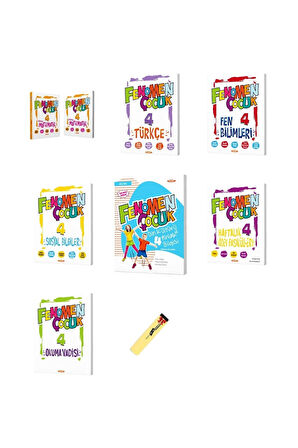Fenomen Çocuk 4. Sınıf Tüm Dersler 8li Set