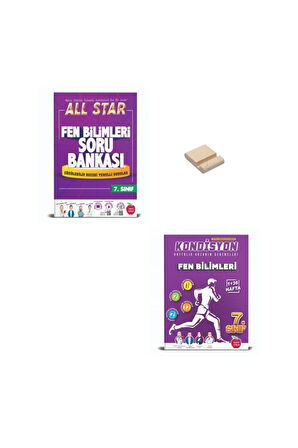 7. Sınıf All Star-Kondisyon Fen Bilgisi Soru Bankası ve Deneme