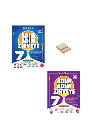 7. Sınıf Adım Adım Matematik ve Fen Bilgisi Soru Bankası