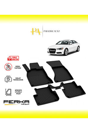 Audi A6 2011-2018 4D Havuzlu Paspas