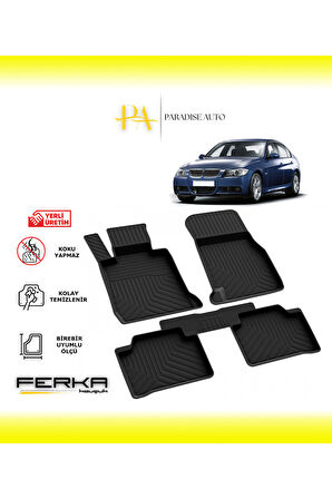 Bmw 3 Serisi E90 2005-2010 4D Havuzlu Paspas