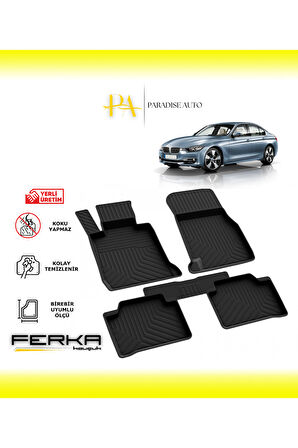 Bmw 3 Serisi F30 2011-2018 4D Havuzlu Paspas