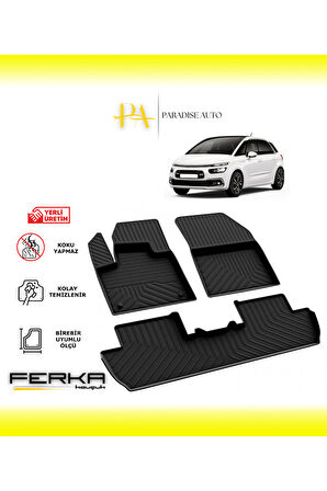 Citroen C4 SUV 2020 ve Üstü 4D Havuzlu Paspas