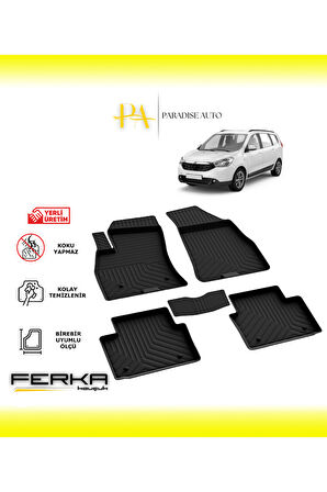 Dacia Lodgy 2012 ve Üstü 4D Havuzlu Paspas