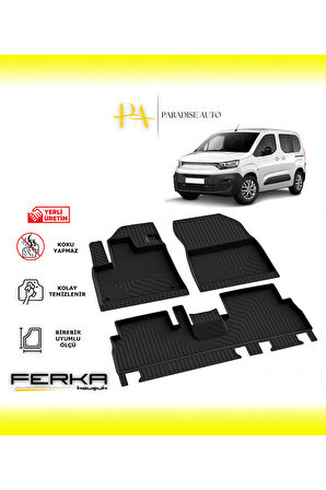 Fiat Doblo 2022 ve Üstü 4D Havuzlu Paspas