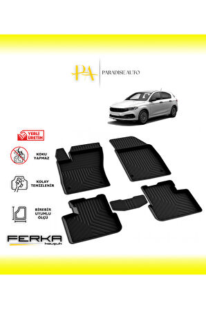 Fiat Egea HB 2015 ve Üstü 4D Havuzlu Paspas