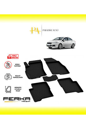 Fiat Linea 2007-2014 4D Havuzlu Paspas