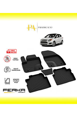 Ford C-Max 2 2011-2015 4D Havuzlu Paspas