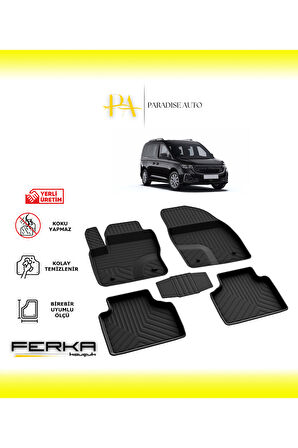 Ford Tourneo Connect 2 3 2021 ve Üstü 4D Havuzlu Paspas