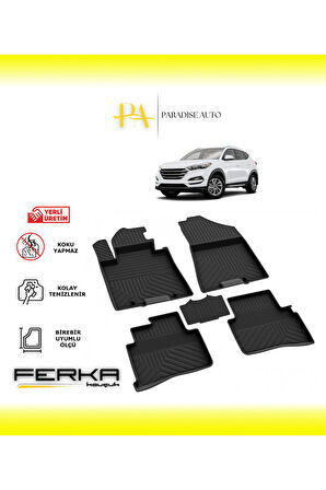 Hyundai Tucson 3 2015-2021 4D Havuzlu Paspas