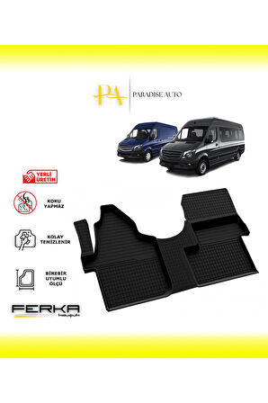 Mercedes Sprinter W906 Ön Tek Koltuk 2006 ve Üstü 4D Havuzlu Paspas