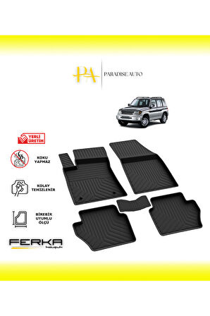 Mitsubishi Pajero SUV 2000-2006 4D Havuzlu Paspas