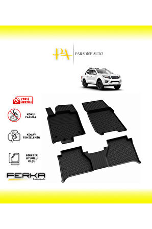 Nissan Navara 4 2014 ve Üstü 4D Havuzlu Paspas