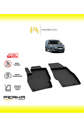 Opel Combo D Ön 2 Parça 2010-2019 4D Havuzlu Paspas