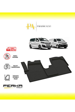 Opel Vivaro C - Zafira Life 2019 ve Üstü 4D Havuzlu Paspas