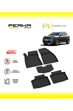 Renault Duster 3 4x2 2024 ve Üstü 4D Havuzlu Paspas