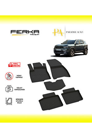 Renault Duster 3 4x4 2024 ve Üstü 4D Havuzlu Paspas