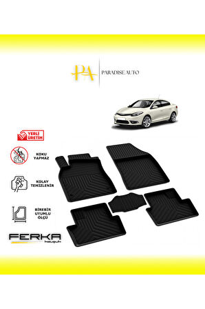 Renault Fluence 2010 ve Üstü 4D Havuzlu Paspas