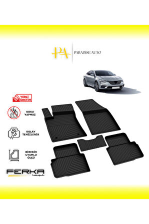Renault Talisman 2016 ve Üstü 4D Havuzlu Paspas
