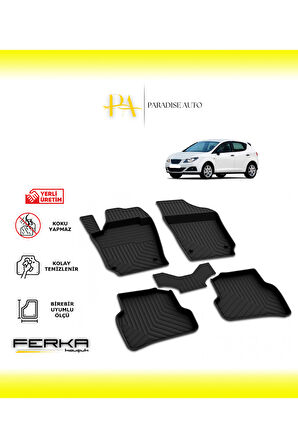 Seat Ibiza 4 2009-2017 4D Havuzlu Paspas