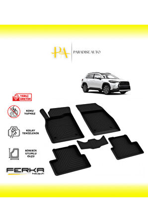 Toyota Corolla Cross 2020 ve Üstü 4D Havuzlu Paspas