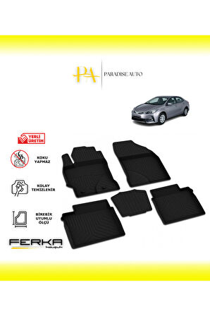 Toyota Corolla 11 2013-2018 4D Havuzlu Paspas