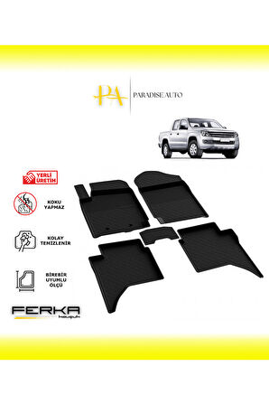 Volkswagen Amarok 1 2010-2020 4D Havuzlu Paspas