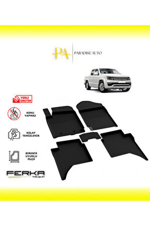 Volkswagen Amarok 2 2022 ve Üstü 4D Havuzlu Paspas