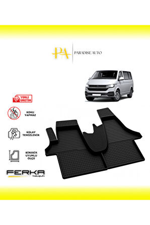 Volkswagen Transporter T7 2019 ve Üstü 4D Havuzlu Paspas