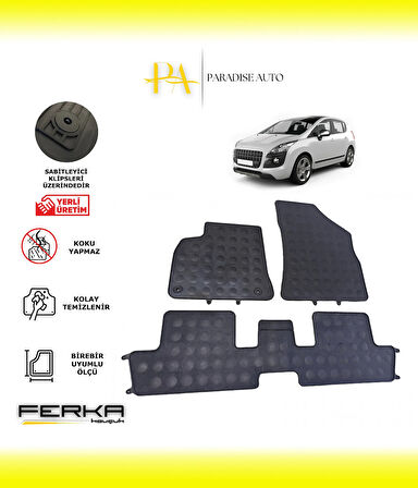 Peugeot 3008 2009-2016 Araca Özel Paspas