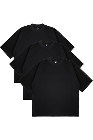 Unisex Oversize Baskısız Basic Premium Boxy Fit Kalın Kumaşlı T-shirt