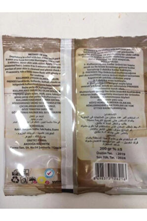 Gül Kokulu Tüy Dökücü Toz Hamam Otu 200 gr 3 Adet