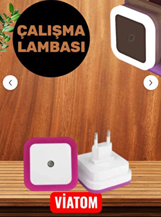 Priz ve Şarj Özellikli LED Gece Lambası