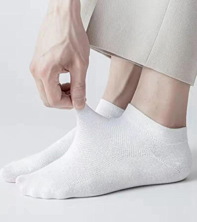 Unisex Comfort Pamuklu Terletmez Pantolon Çorap Seti 8'Çİft