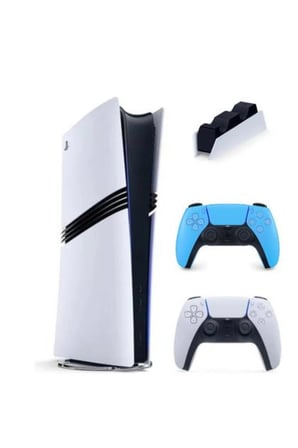 Sony Playstation 5 Pro + 2. kol Dualsense mavi + Şarj İstasyonu ( İthalatçı Garantili )