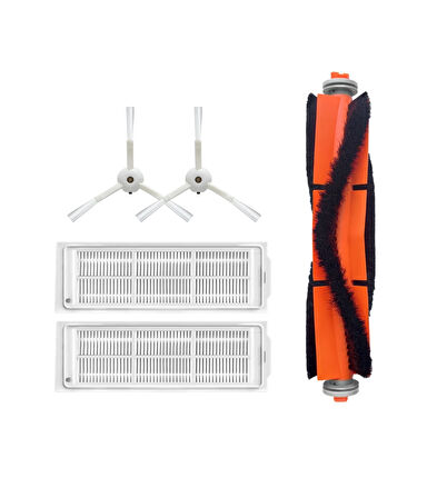 Xiaomi Mop 2 Pro (Beyaz) MJST1SHW Uyumlu Yedek Fırça Filtre Seti-5 Parça