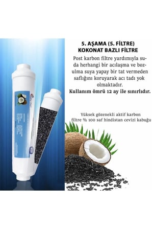Su Arıtma Cocanant Tatlandırıcı Filtre 25 Adet 1koli