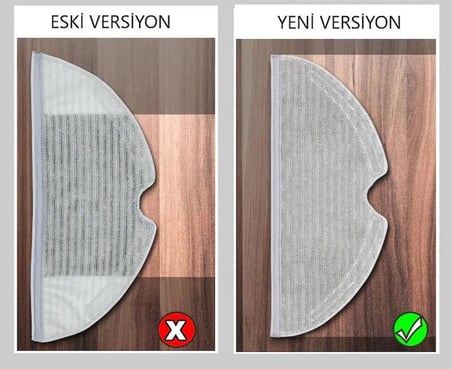 Xiaomi Mop 2 Pro MJST1SHW Uyumlu 4 Adet Tam Yüzey Mop Bez