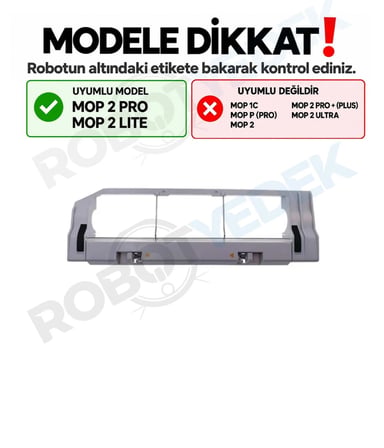 Xiaomi Mop 2 Pro (Beyaz) MJST1SHW Uyumlu Ana Fırça Kapağı